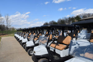 New fleet of 2022 Club Car golf carts have arrived at Mariners Landing.